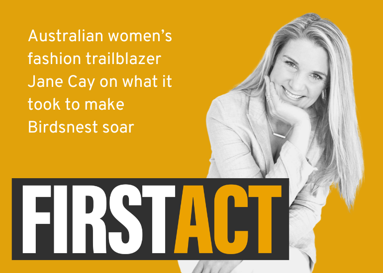 Jane Cay on the First Act podcast