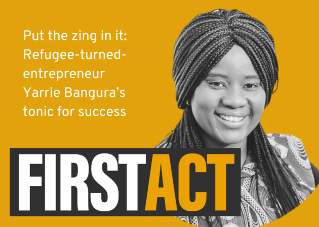 Yarrie Bangura on the First Act podcast