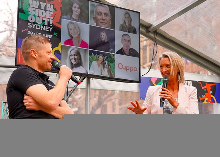 Luke Cook Layne and Beachley at Cuppa.TV event