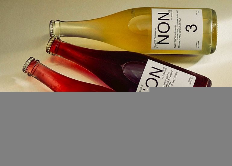 NON non-alcoholic wine alternative drinks
