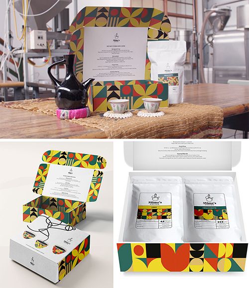 Packaging for Mimo’s coffee designed by brulaf