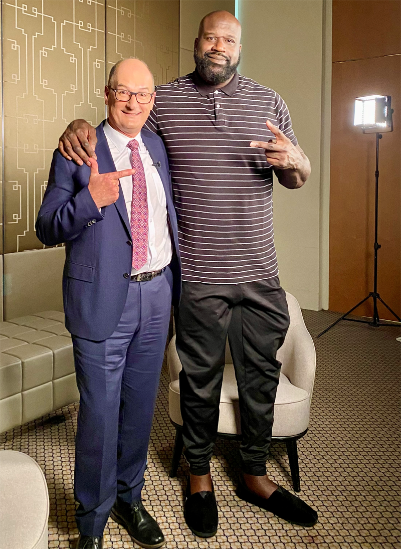 David Koch and Shaquille O'Neal