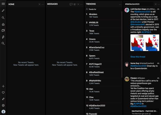 Snapshot of Tweeten's customisable dashboard to show how it helps orient your social media marketing.