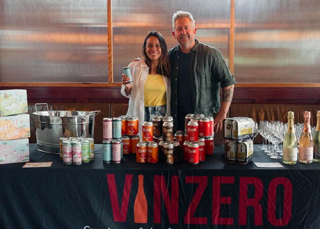 Paul Legaz and Amanda Gabriel, founders of VinZero