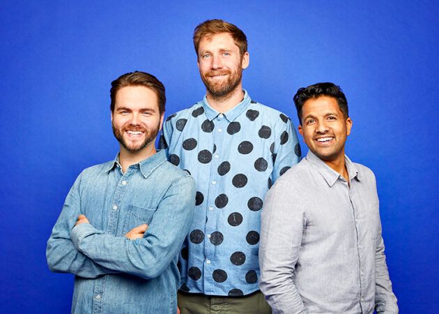 Who Gives A Crap co-founders, Danny Alexander, Simon Griffiths and Jehan Ratnatunga