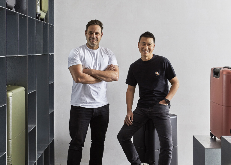 July co-founders Athan Didaskalou and Richard Li.