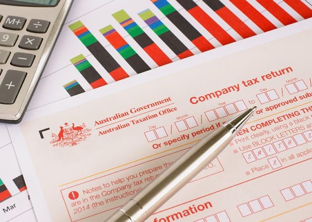 Company tax return form