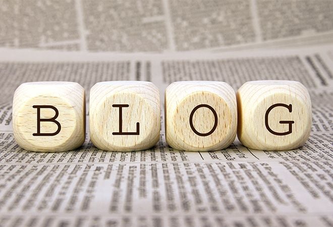 wooden blocks spelling out the word 'blog'