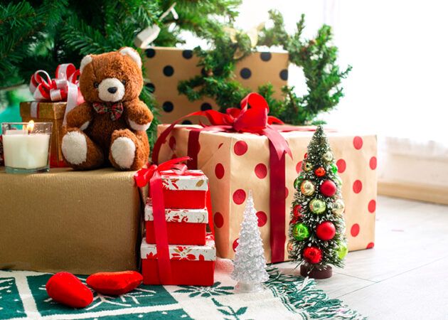 christmas xmas gifts under tree