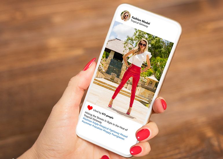 influencer instagram post