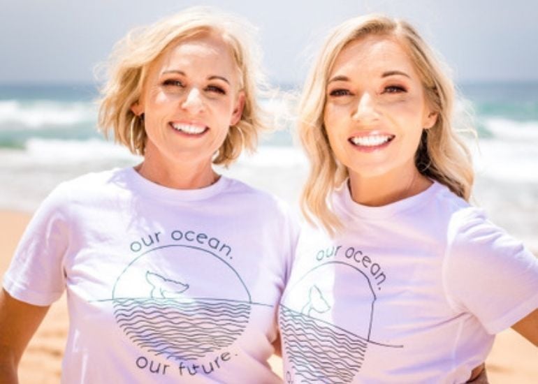 Majestic Whale Encounters' Carmen Ellis and Sarah Cullen