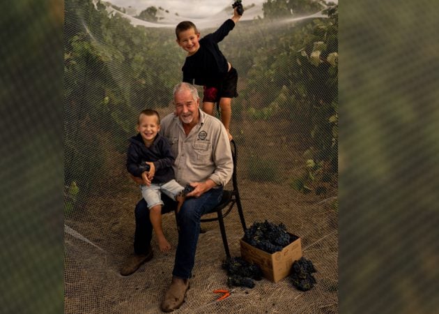 Fifth generation winemaker Don Oliver with the seventh generation