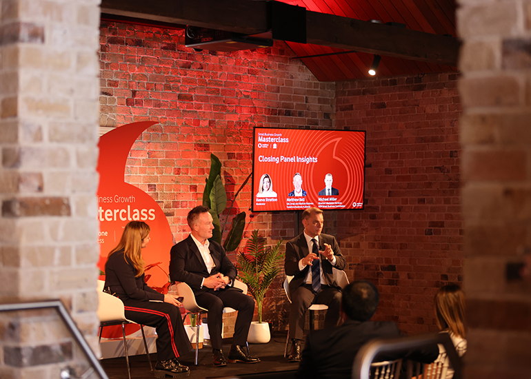 Last year's Vodafone Small Business Growth Masterclass gave businesses a valuable opportunity to learn and grow. Image: Vodafone