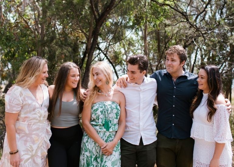 Brass family business photo, founders of Zea