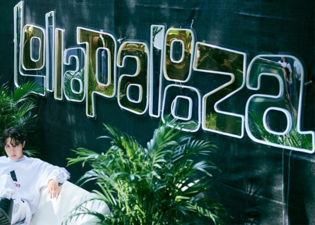 Kings of Neon signage at Lollapalooza