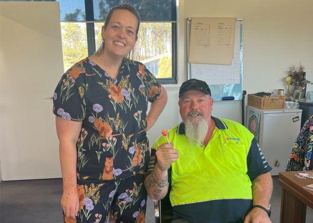 Service with a smile and a lollipop! Tasmania Vaccine Solutions