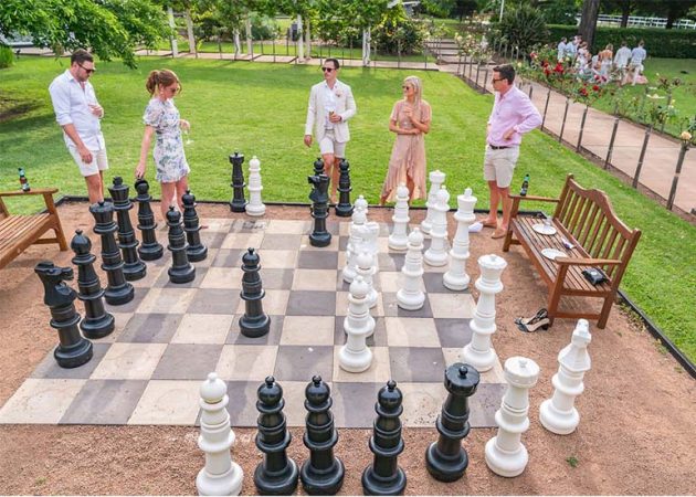 A ginat chess board