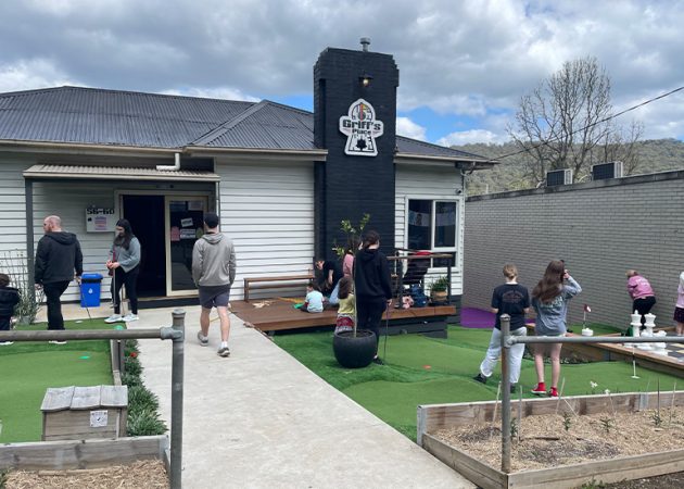 Welcoming customers to Griff's Place