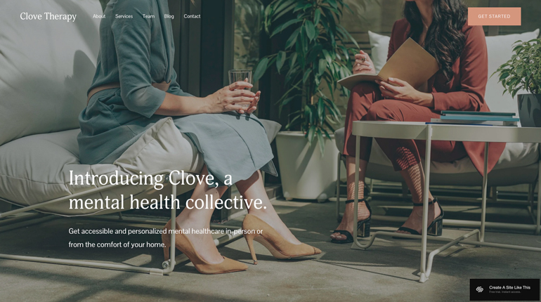 website design example
