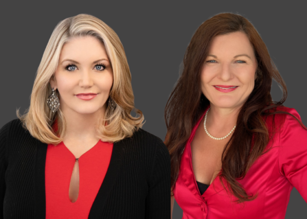 LeadHERship Global CEO, Linda Fisk (left), and Women’s Biz Global CEO, Annie Gibbins (right).