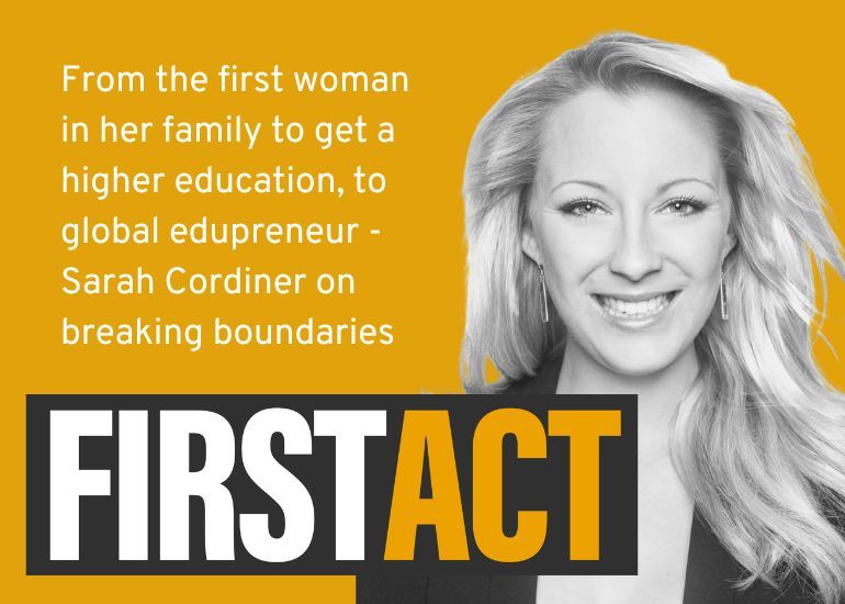 Sarah Cordiner on First Act