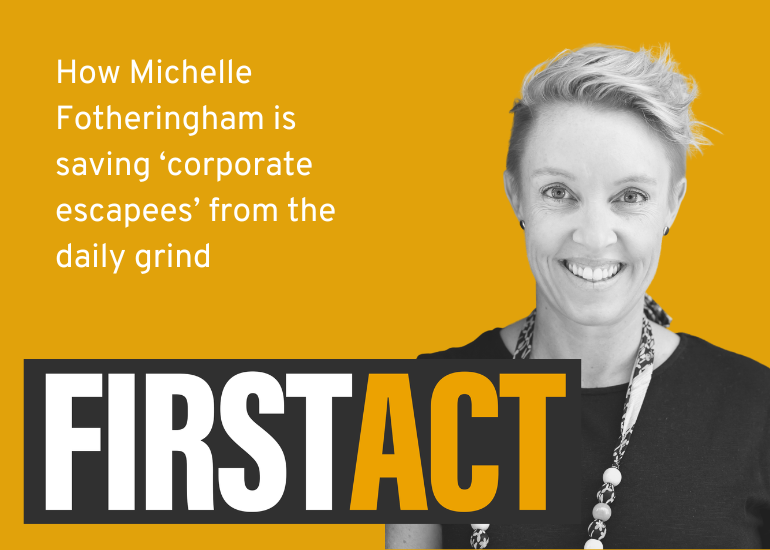 Michelle Fotheringham on the First Act podcast
