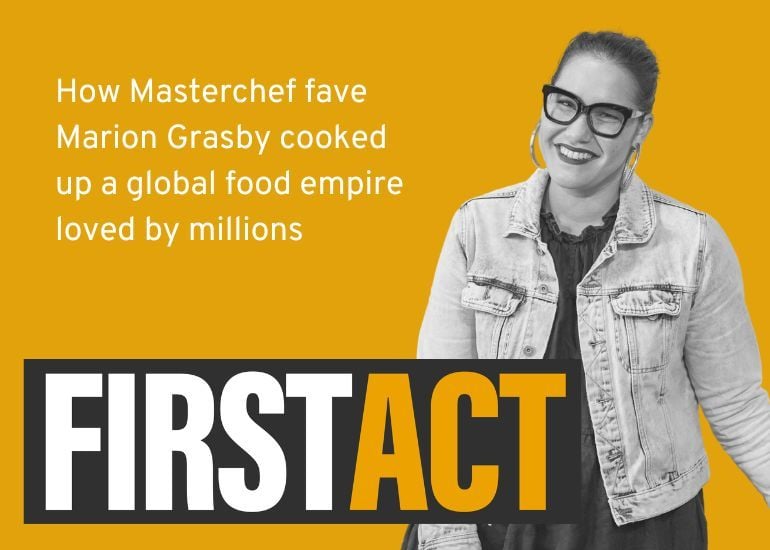 FIRST ACT PODCAST Marion Grasby
