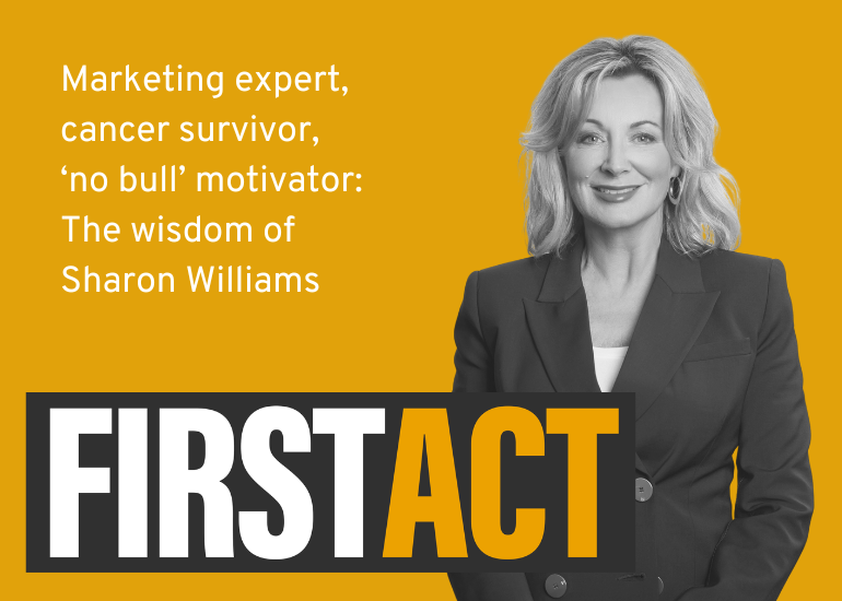 Sharon Williams on the First Act podcast