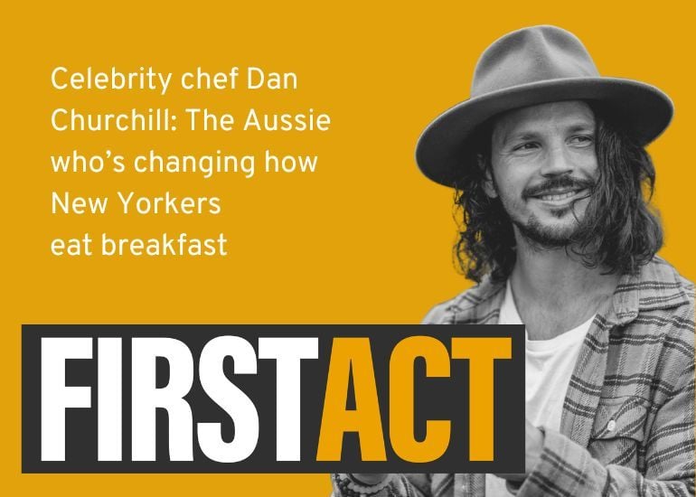 Chef Dan Churchill on the First Act podcast