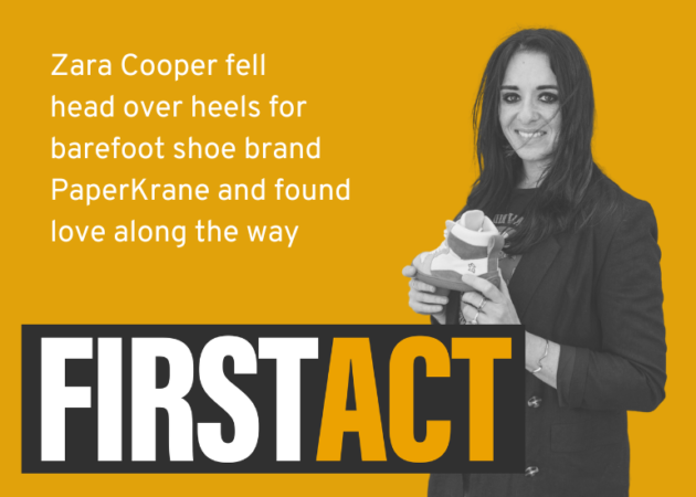 PaperKrane co-founder Zara Cooper on the First Act podcast