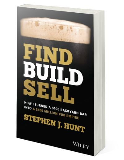 Book cover: Find. Build. Sell by Stephen J. Hunt