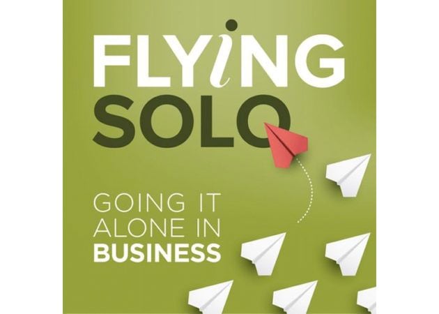Flying Solo podcast logo