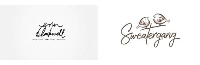 Handwritten fonts examples