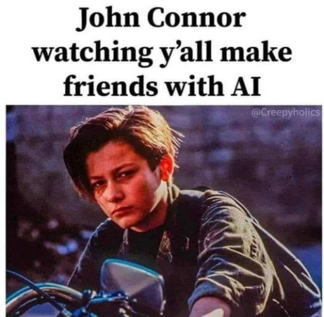 John Connor AI meme