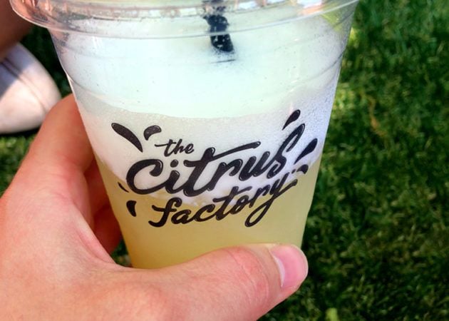 An example of the lemonade you can buy at the recently reopened Glebe Markets