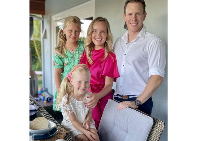 Matej Varhalik and family at home