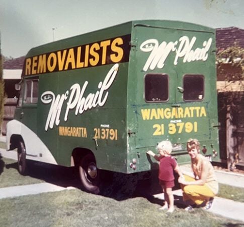 McPhails early removalist truck