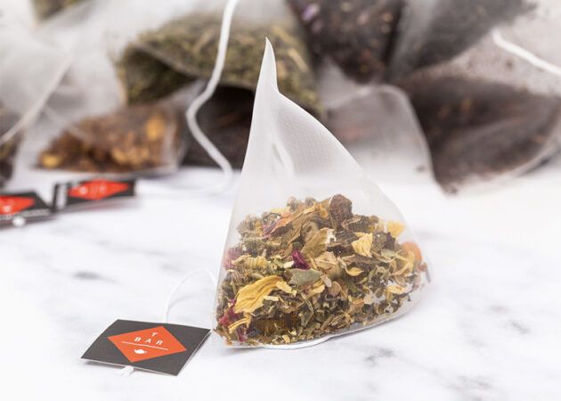 T Bar tea bag