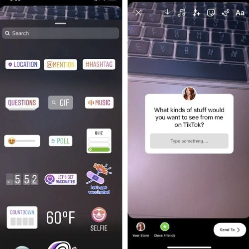 TikTok Followers - Instagram poll