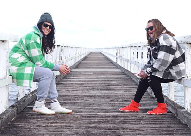 Zara Cooper and Kate Corleison, co-founders of PaperKrane
