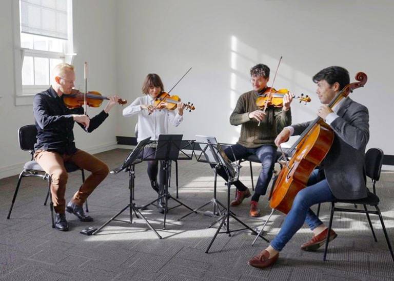 From concert halls to bars to your living room: The Australian String Quartet is flying high on innovation
