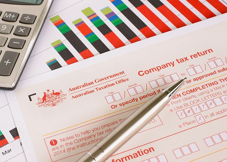 Company tax return form