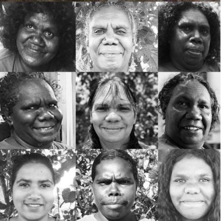 Some of the proud Warningakalina women of Bush Medijina