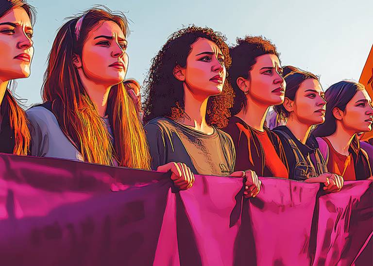 Marching forward for all women and girls: Rights. Equality. Empowerment.