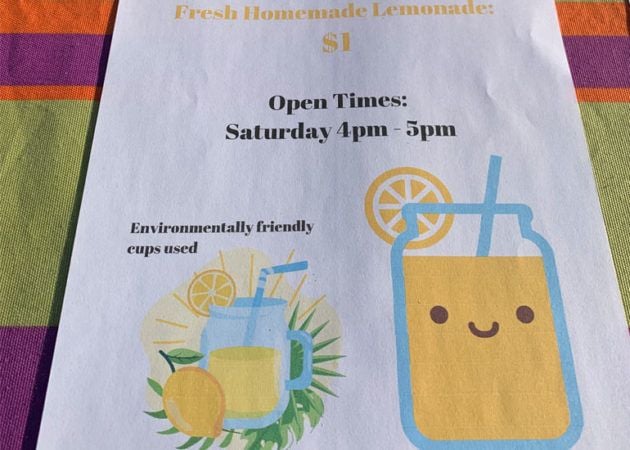lemoande stand sign