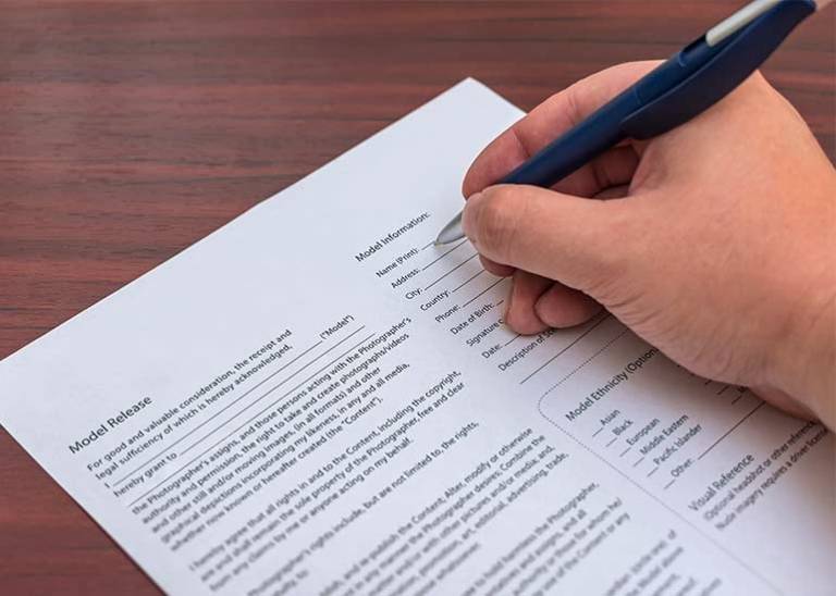 Making content: why you need to understand model release and parental consent forms