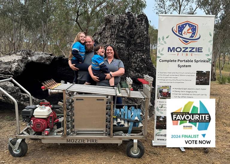 Mozzie Fire: Protecting homes, one sprinkler at a time