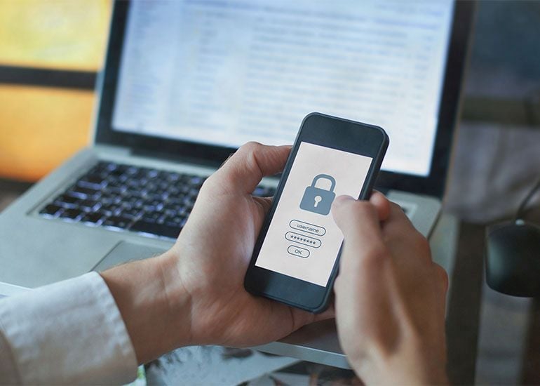 security login on phone