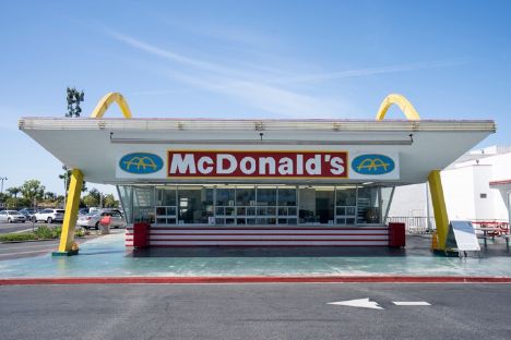 The oldest remaining McDonald's in Downey, California
