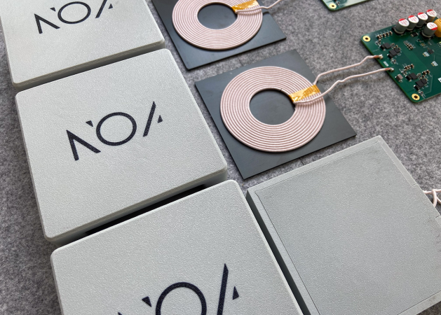 NOA's bespoke wireless charging technology product. Image: NOA The Brand